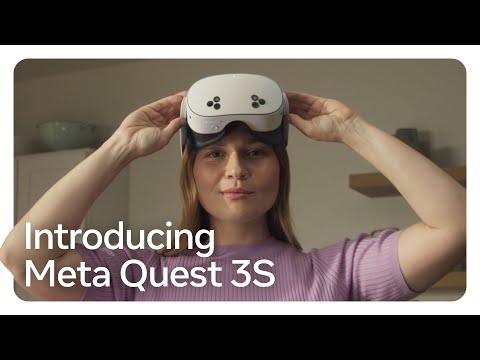 نظارات الواقع الافتراضي VR ميتا 128 جيجابايت Quest 3S