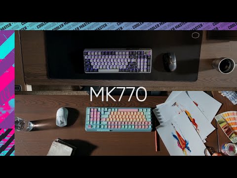 كيبورد كولر ماستر لاسلكي سويتش RGB  جيمنج إنجليزى MK770 Kailh Box V2 