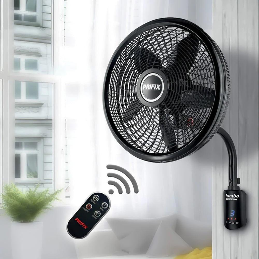 Prifix Wall Fan With Remote Jumbo