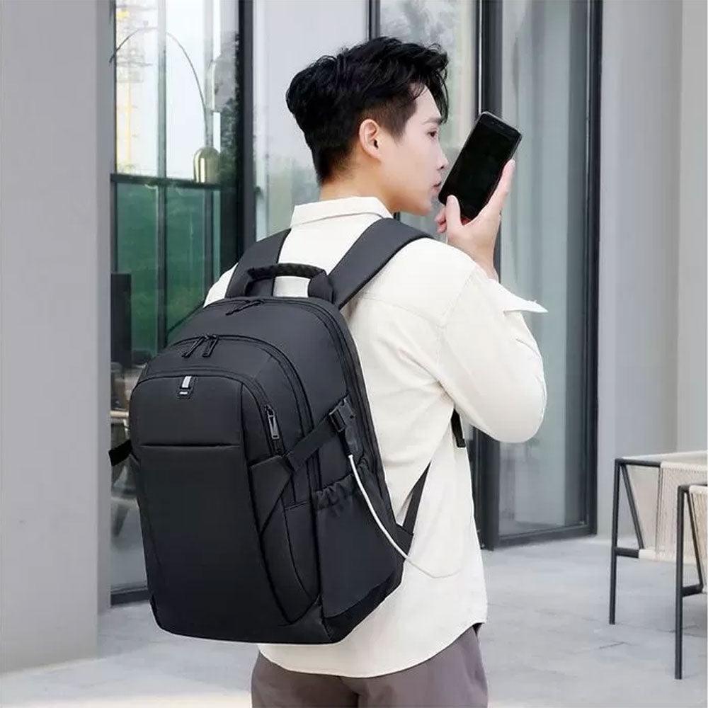 Rahala 2204 Laptop Backpack - Black - Kimo Store
