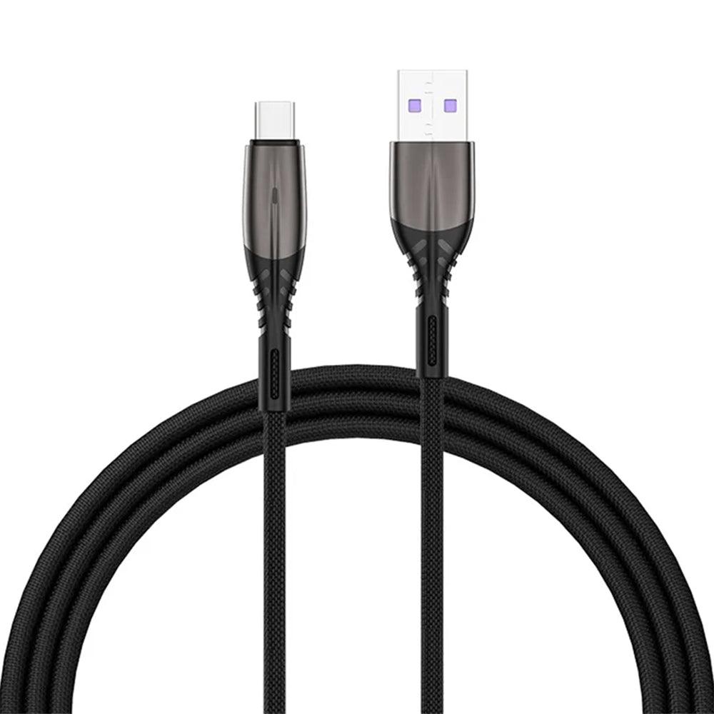 Recci RTC-P01C USB To Type-C Cable 5A Fast Charging 1m