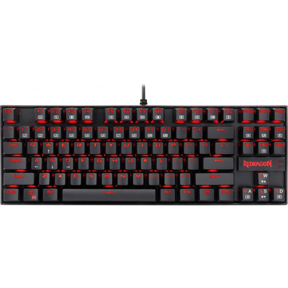 Redragon Kumara K552 Red Backlit Red Switch Wired Gaming Keyboard English & Arabic