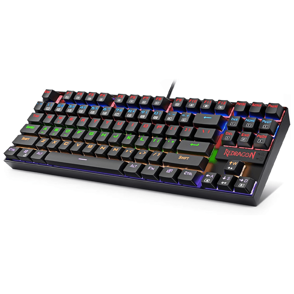 Redragon Kumara K552-KN Rainbow Brown Switch Wired Gaming Keyboard