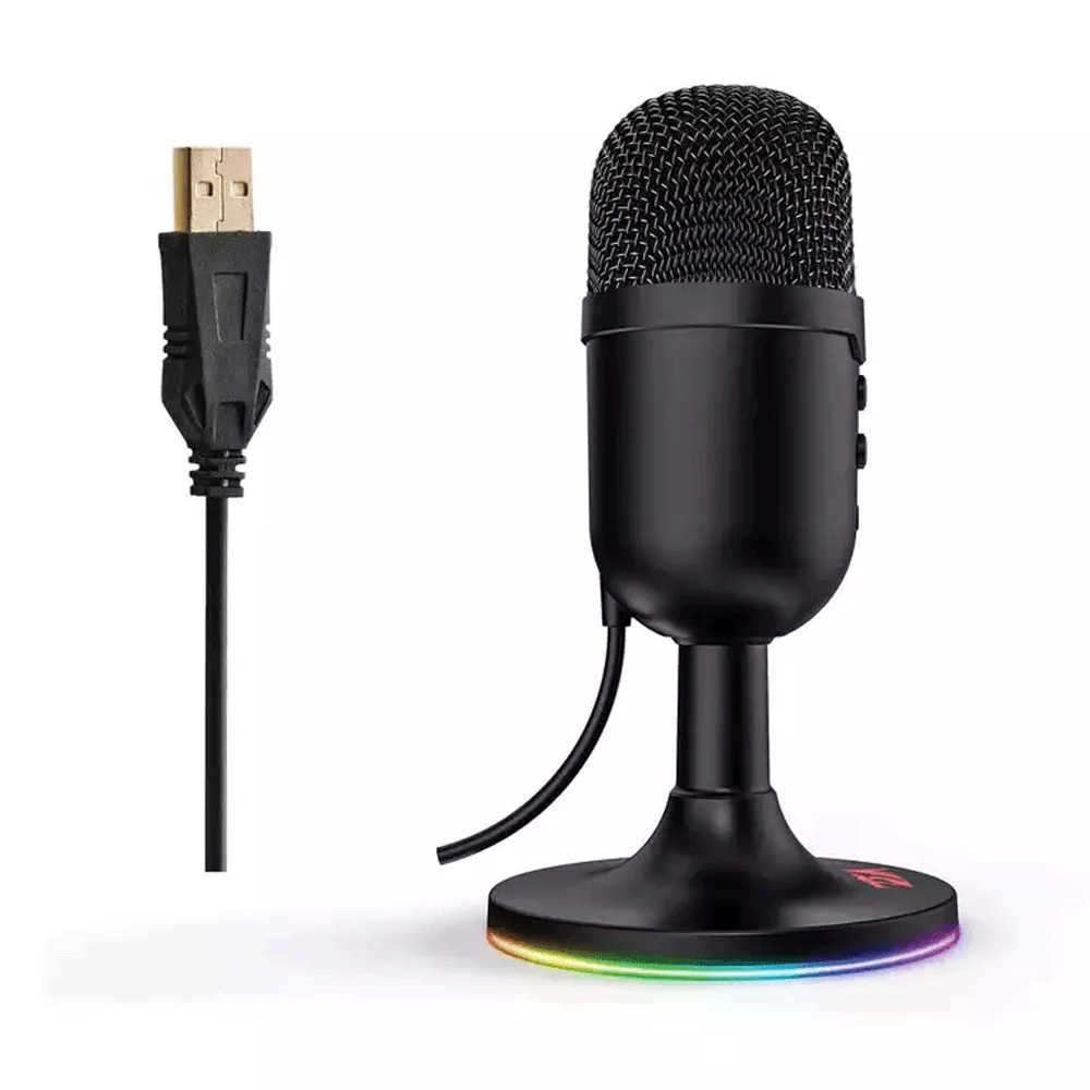 Redragon Pulsar GM303 Condenser Streaming Wired RGB Gaming Microphone