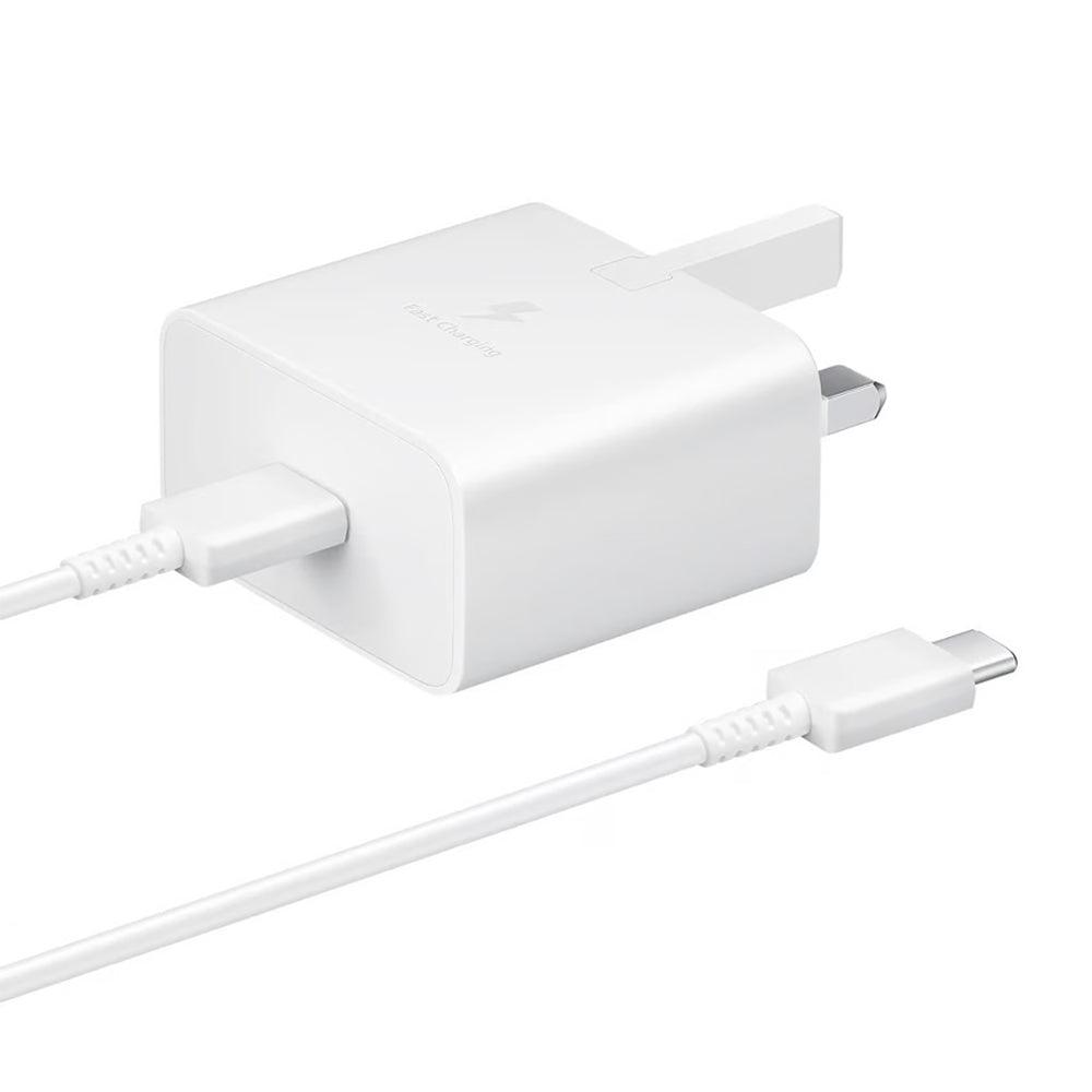 Samsung EP-T1510 Wall Charger PD Type-C + Type-C Cable 15W Charging (UK Plug) White