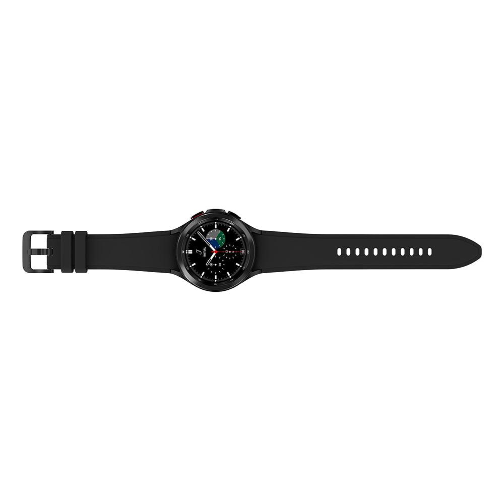 Samsung Galaxy Watch 4 Classic SM-R890 Smart Watch (46mm - GPS) Black Stainless Steel Case With Black Fluoroelastomer Strap - Kimo Store