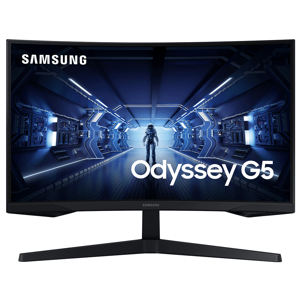 Samsung Odyssey G5 LC27G55TQWM 27 Inch VA WQHD Curved Gaming Monitor 144Hz - Kimo Store