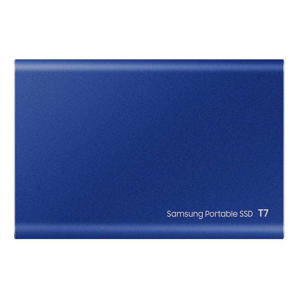 Samsung T7 500GB Portable External SSD Drive - Blue