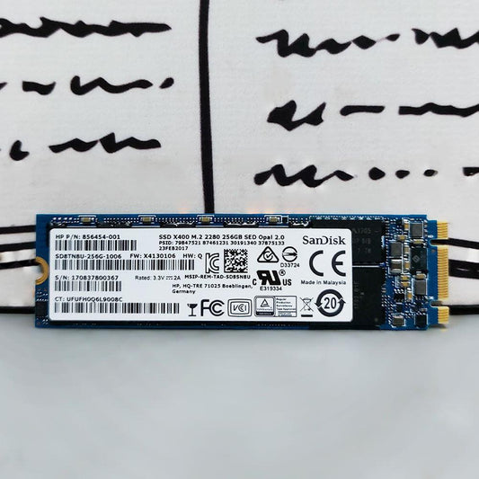 هارد درايف X400 / X300 سانديسك 256 جيجابايت ساتا M.2 SSD (استعمال خارج)