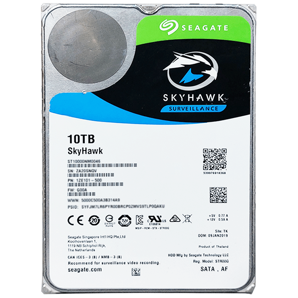 Seagate SkyHawk 10TB 3.5 Inch Surveillance Internal Hard Drive (Original Used)