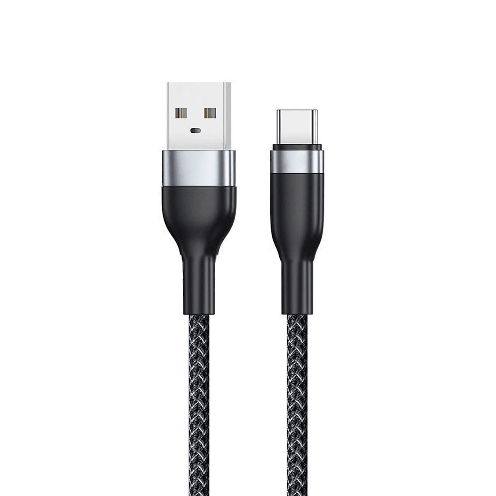 Shark SH-100 USB To Type-C Cable 3.0A Fast Charging 1m - Black