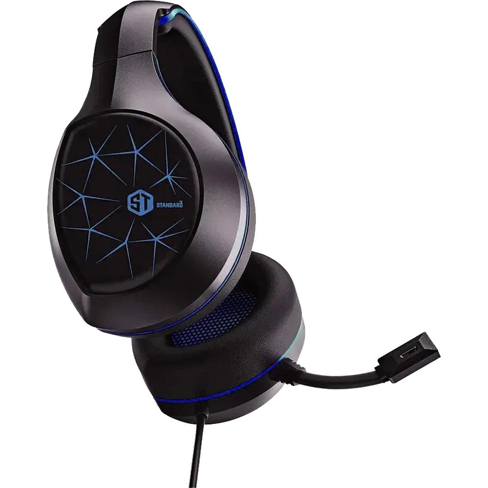 ST-Standard Stereo Gaming Headset With Noise-Cancelling Mic 7.1 Surround Sound - Blue