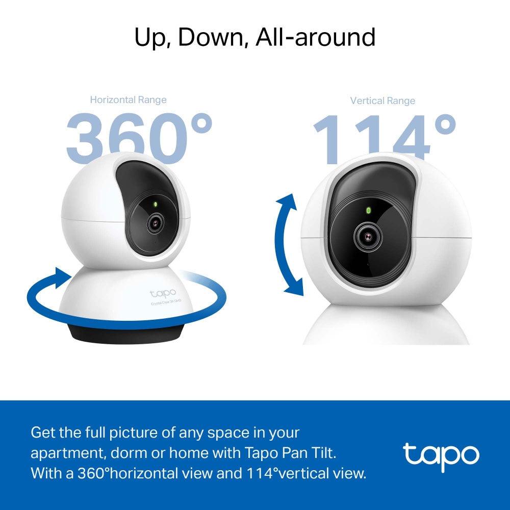 Tapo C220 Wi-Fi Pan & Tilt AI Technology Indoor Security Camera 2K 4MP 4mm (Mic) - Kimo Store