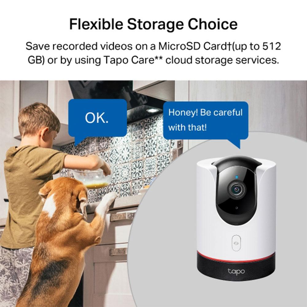 Tapo C225 Wi-Fi Pan & Tilt AI Indoor Security Camera 2K 4MP 4.3mm (Mic) - Kimo Store