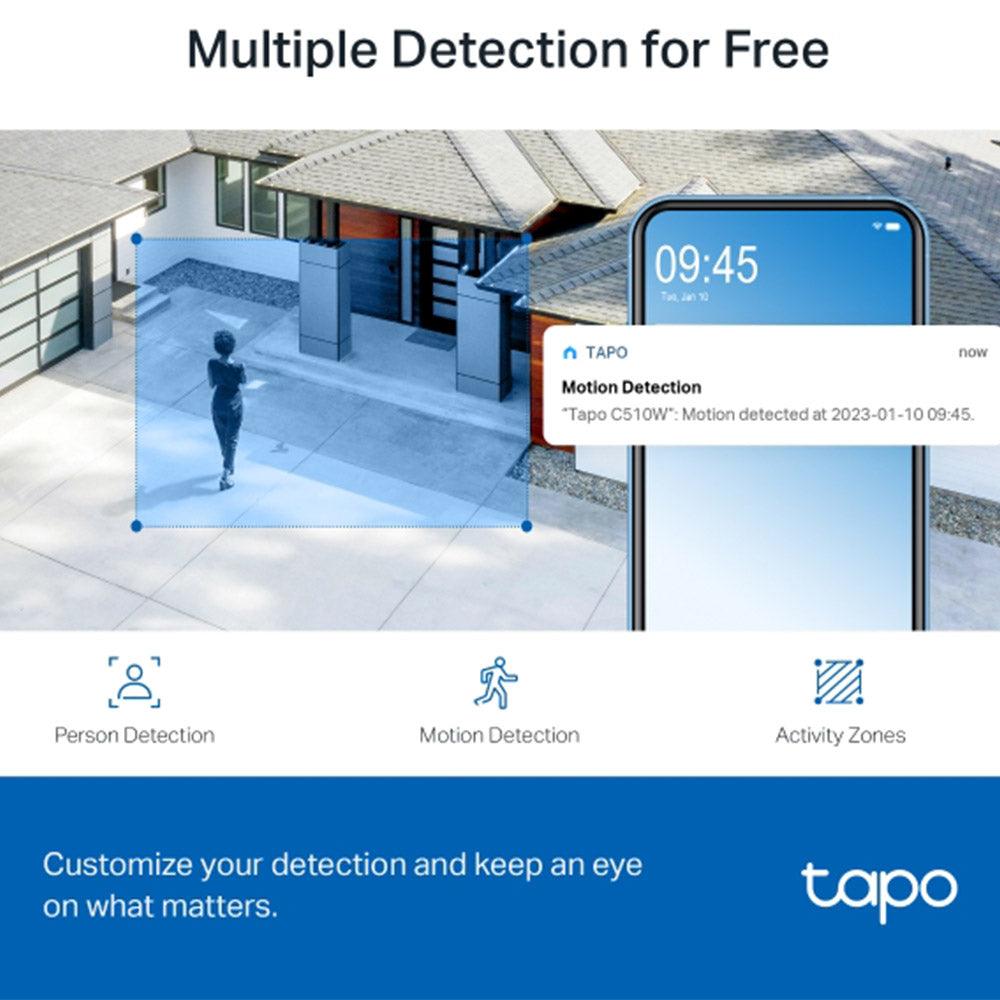 Tapo C510W Wi-Fi Pan & Tilt Outdoor Security Camera