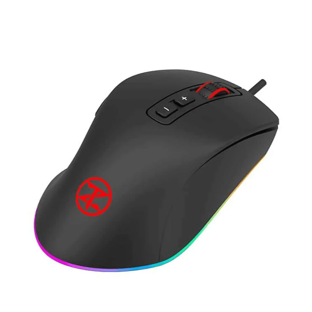 Techno Zone V-68-FPS RGB Wired Gaming Mouse 10000Dpi