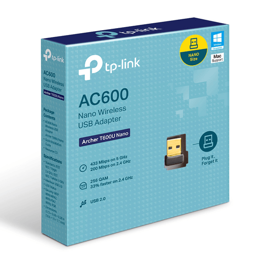 TP-Link Archer T600U AC600 Nano Wireless USB Adapter