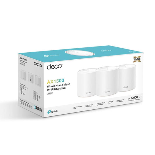 نظام شبكة Wi-Fi للمنزل بالكامل تي بي لينك 3 قطع 1500 ميجابايت/ثانية Deco X10 AX1500