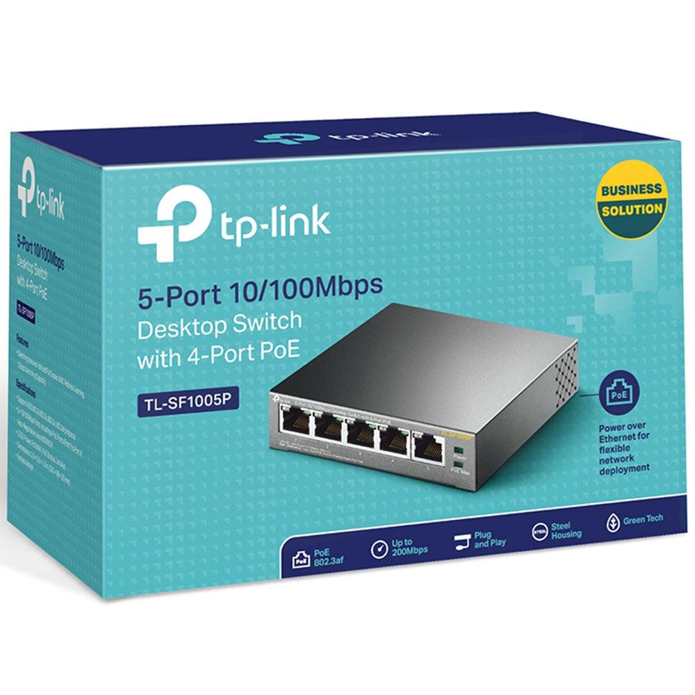 TP-Link TL-SF1005P Unmanaged Desktop PoE 