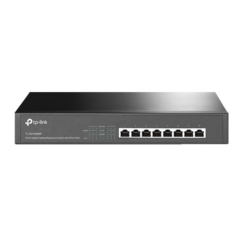 TP-Link TL-SG1008MP Unmanaged Rackmount PoE+ Switch 8 Port 10/100/1000Mbps 153W