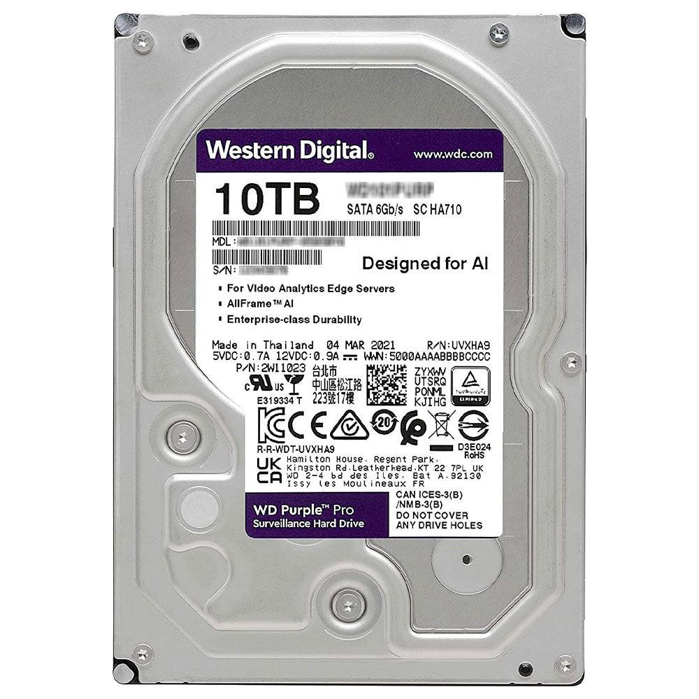 Western Digital Purple PRO 10TB 3.5 Inch Surveillance Internal