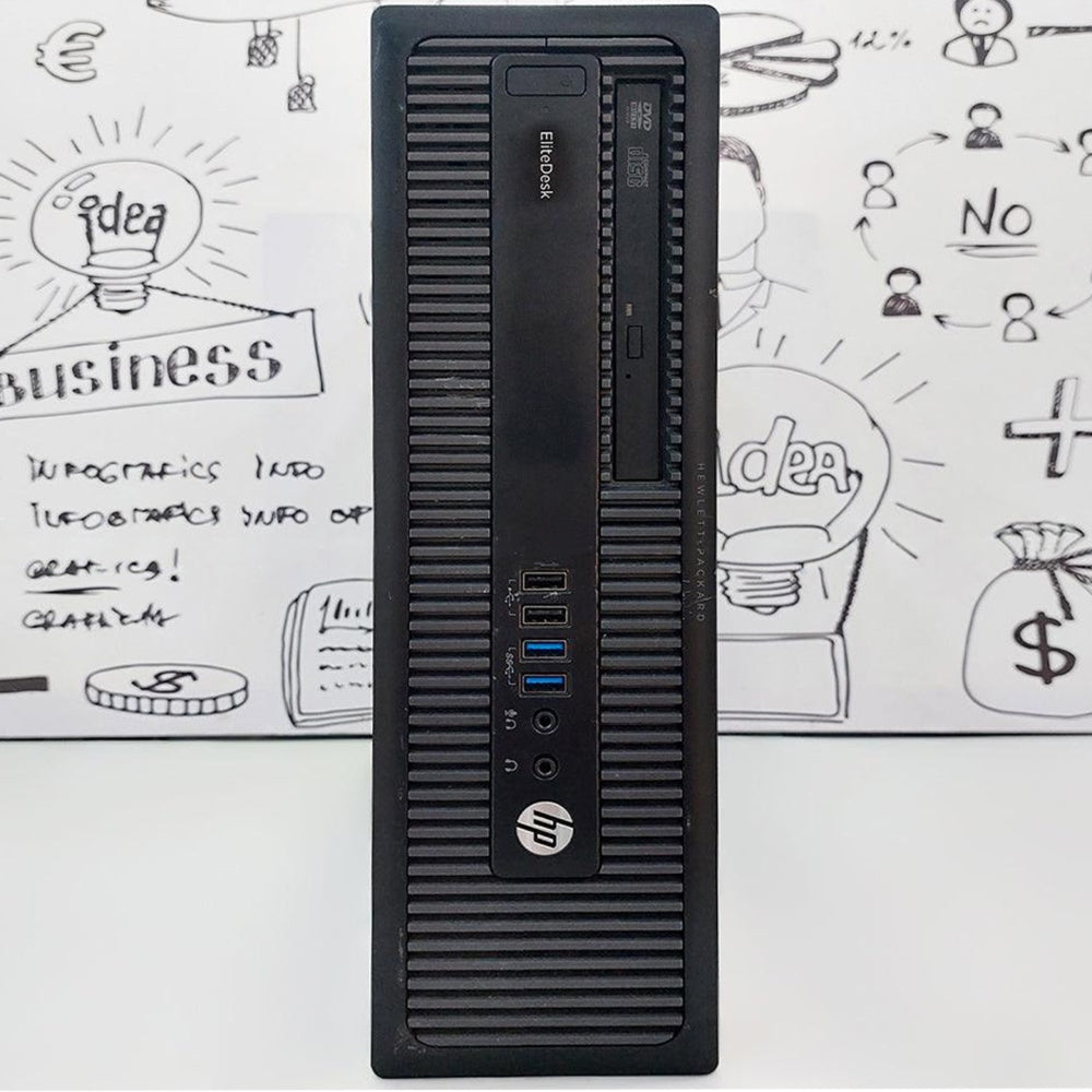 HP EliteDesk 705 G3 SFF Desktop PC (AMD Pro A12-8870 - 8GB DDR4 - No Hard - AMD Radeon R7 Graphics) Original Used