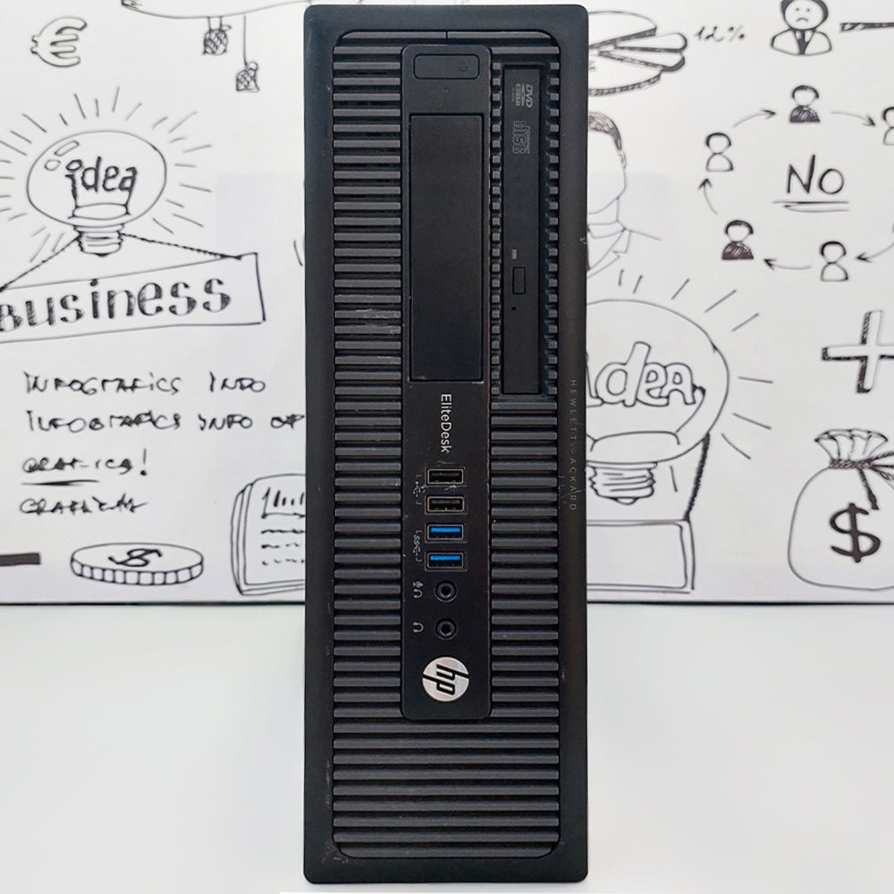 HP EliteDesk 800 G1 Desktop PC (Intel Core i5-4570 - 4GB DDR3 - No Hard - Intel HD Graphics) Original Used