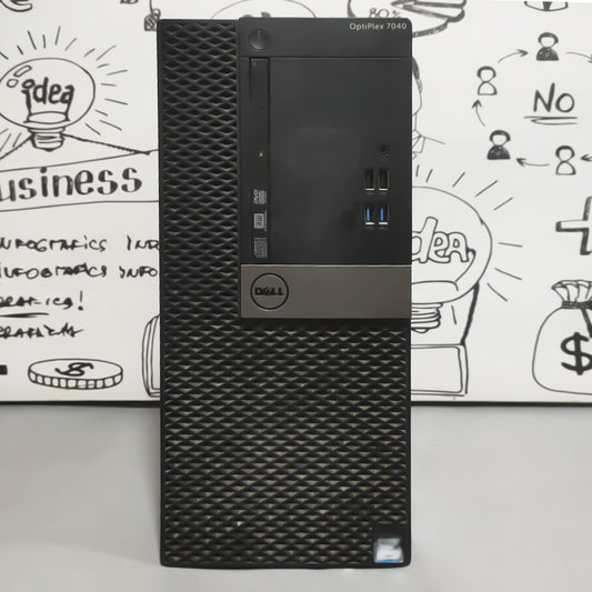 Dell OptiPlex 7040 Tower PC (Intel Core i5-6500 - 8GB DDR4 - No Hard - Intel HD Graphics) Original Used