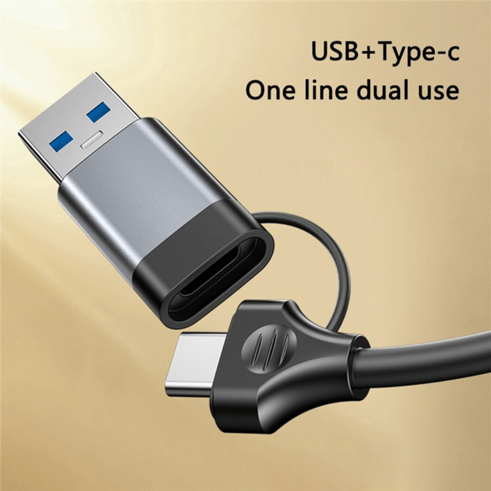Yesido HB21 5in2 Type-C + USB HUB Converter 100W PD Charging 3 محول تايب سي يوسيدو + يو اس بي 5 في 2