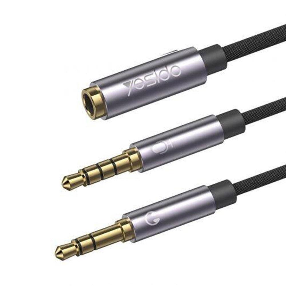 Yesido YAU28 Male To 2x Female Audio Splitter Cable 