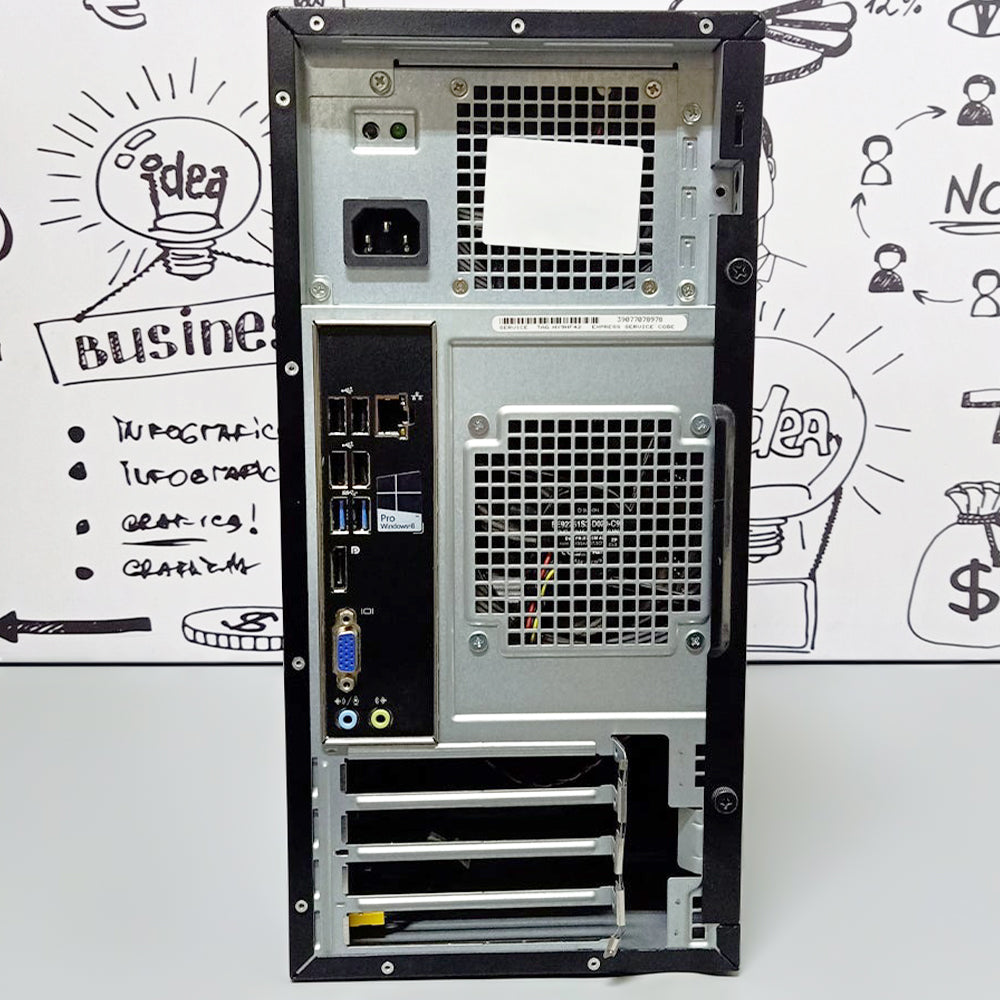 كمبيوتر تاور ديل Optiplex 7020 (انتل كور i5-4570 - رام 4 جيجابايت DDR3 - بدون هارد - انتل HD جرافيكس - DVD RW) استعمال خارج