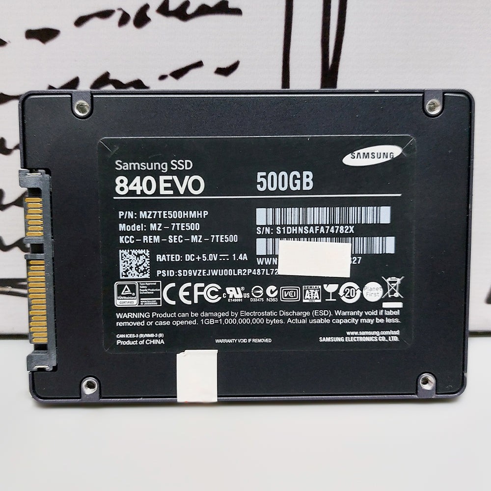 هارد درايف SSD سامسونج 500 جيجابايت داخلي ساتا 2.5 بوصة 840Evo (استعمال خارج)