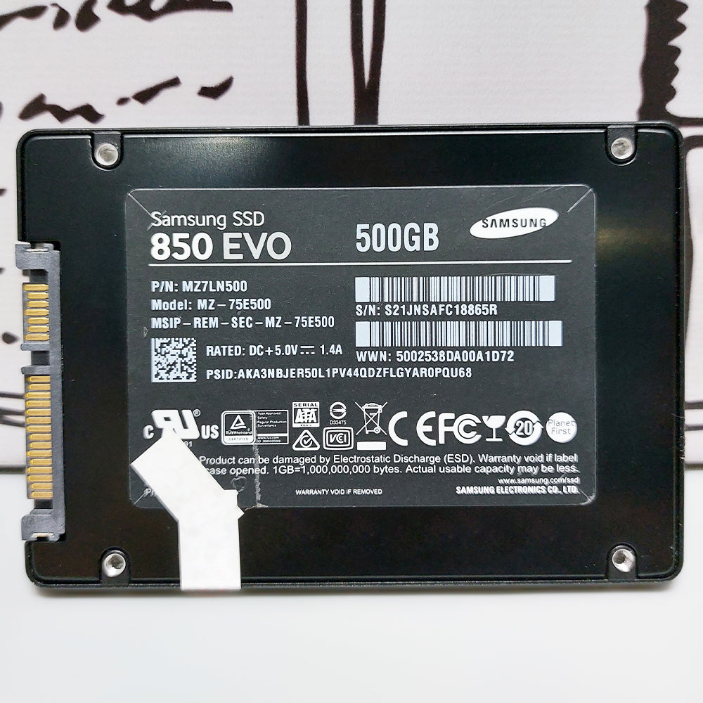 هارد درايف SSD سامسونج 500 جيجابايت داخلي ساتا 2.5 بوصة 850Evo (استعمال خارج)