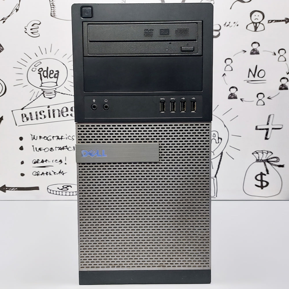 كمبيوتر تاور ديل Optiplex 7020 (انتل كور i5-4570 - رام 4 جيجابايت DDR3 - بدون هارد - انتل HD جرافيكس - DVD RW) استعمال خارج