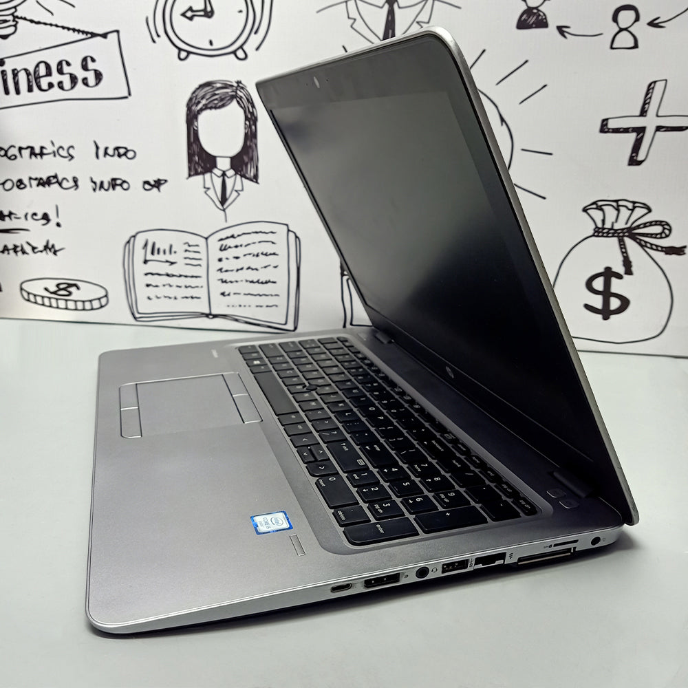 HP EliteBook 850 G3 Laptop (Intel Core i5-6200U - 8GB DDR4 - HDD 500GB + SSD 128GB - Intel HD Graphics - 15.6 Inch HD - Cam) Original Used