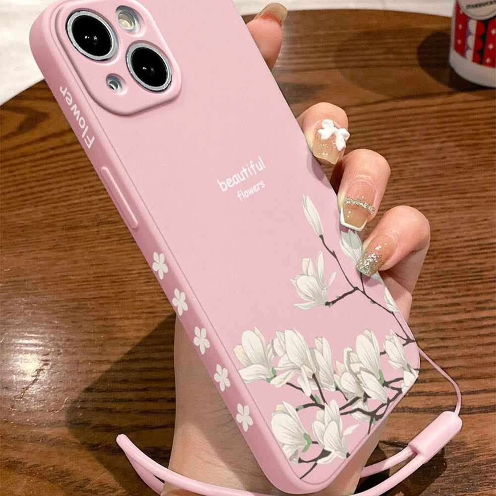 كفر موبايل أيفون Floral Phone Cover