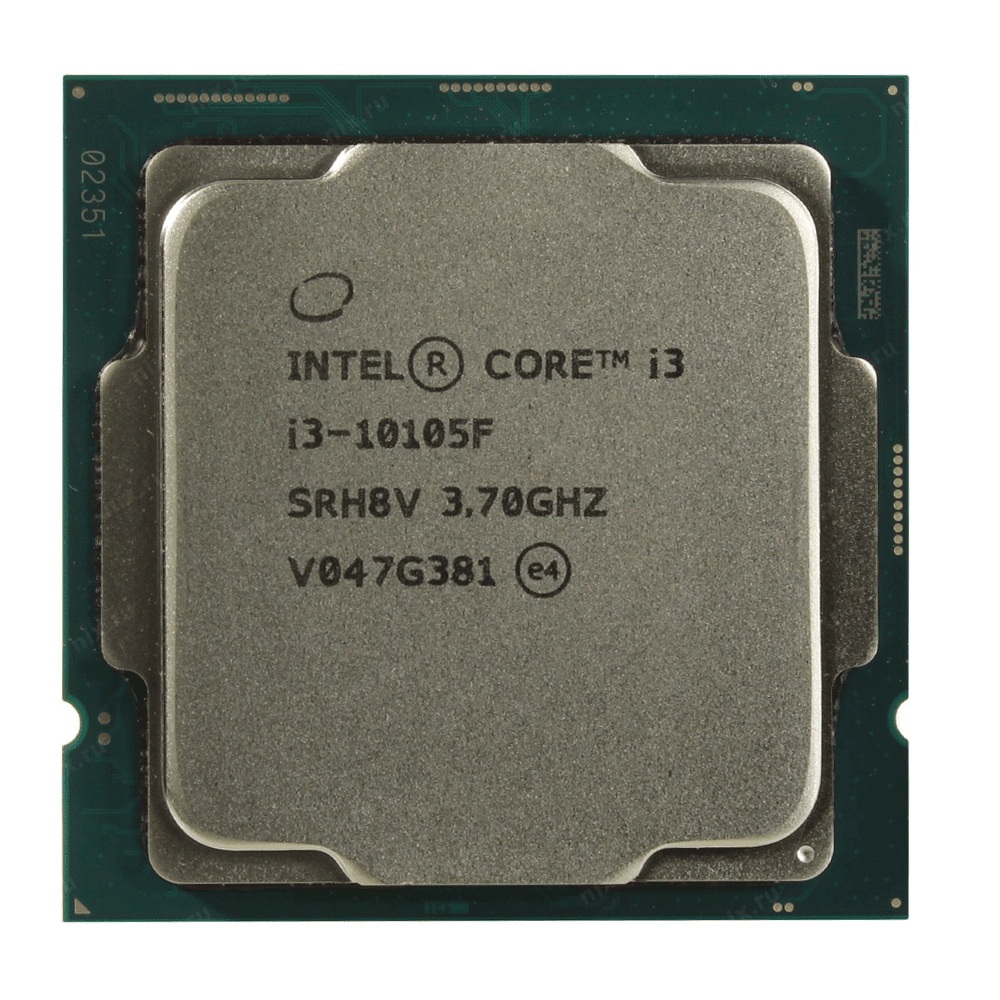 Intel Core i3-10105F Processor (4.40GHz/6MB) Tray 4 Core LGA 1200