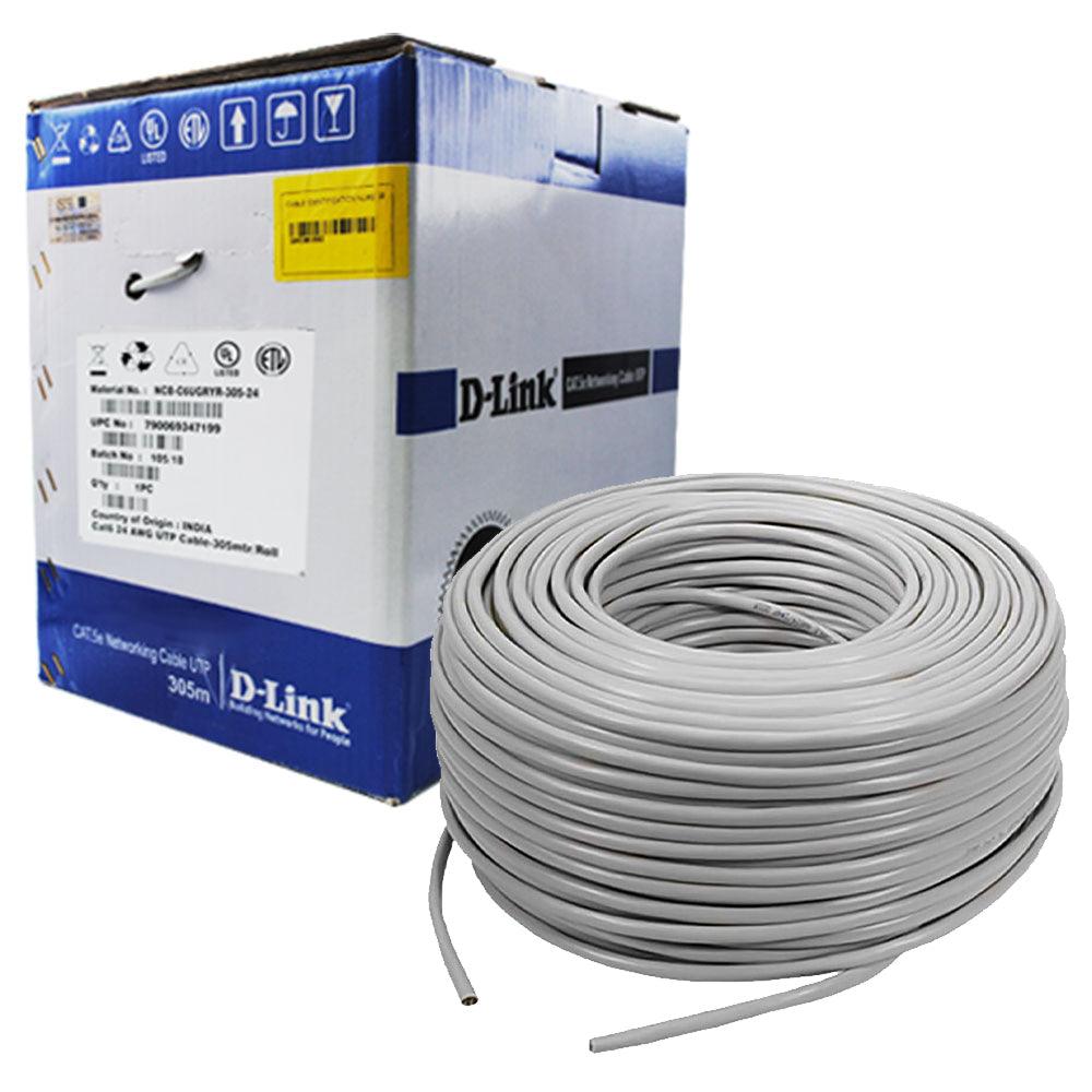 D-Link Network Cable 305m Cat6 UTP - Gray - Kimo Store