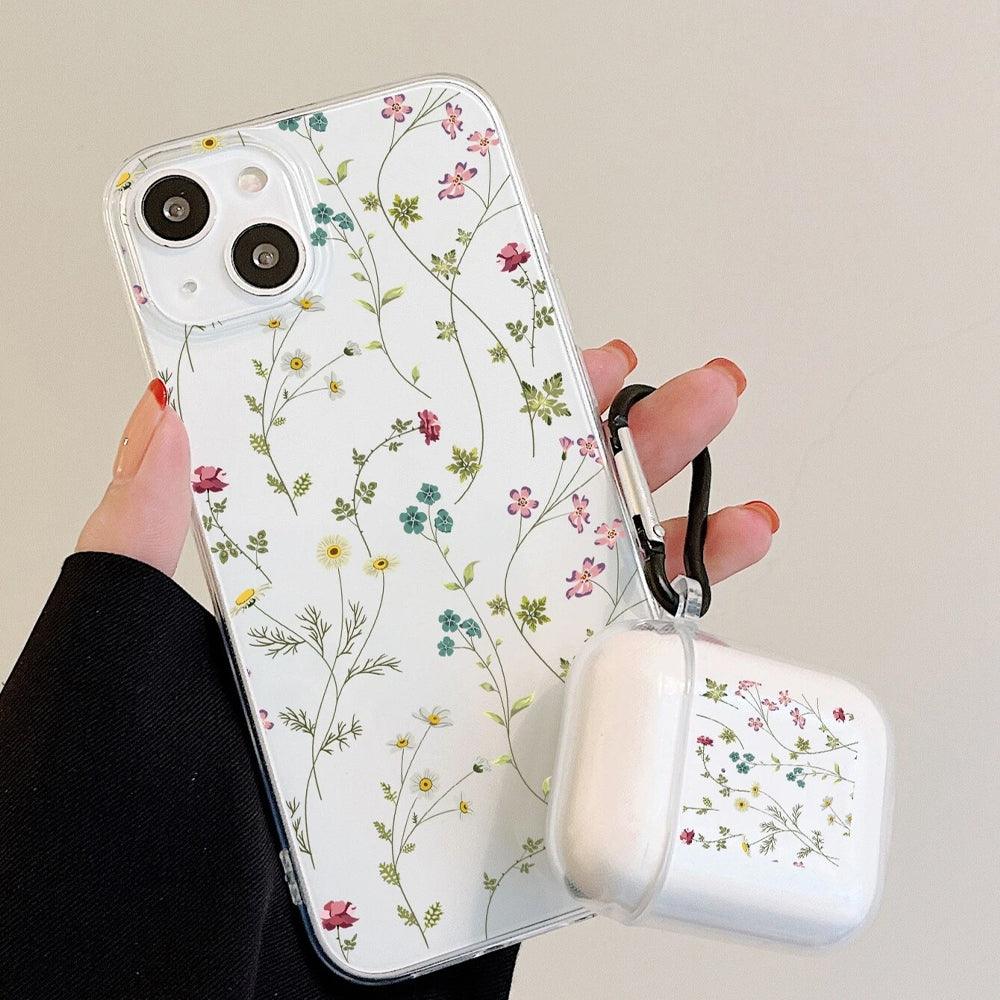 Ditsy Floral Clear Phone Cover iPhone