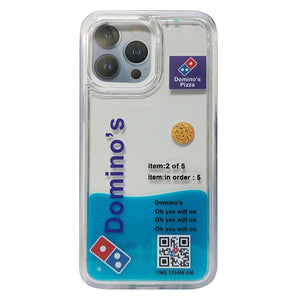 Food Liquid Floating Clear Phone Cover iPhone