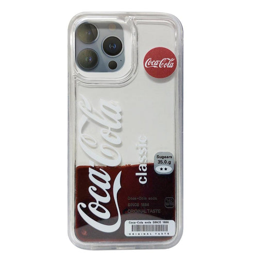 Food Liquid Floating Clear Phone Cover iPhone