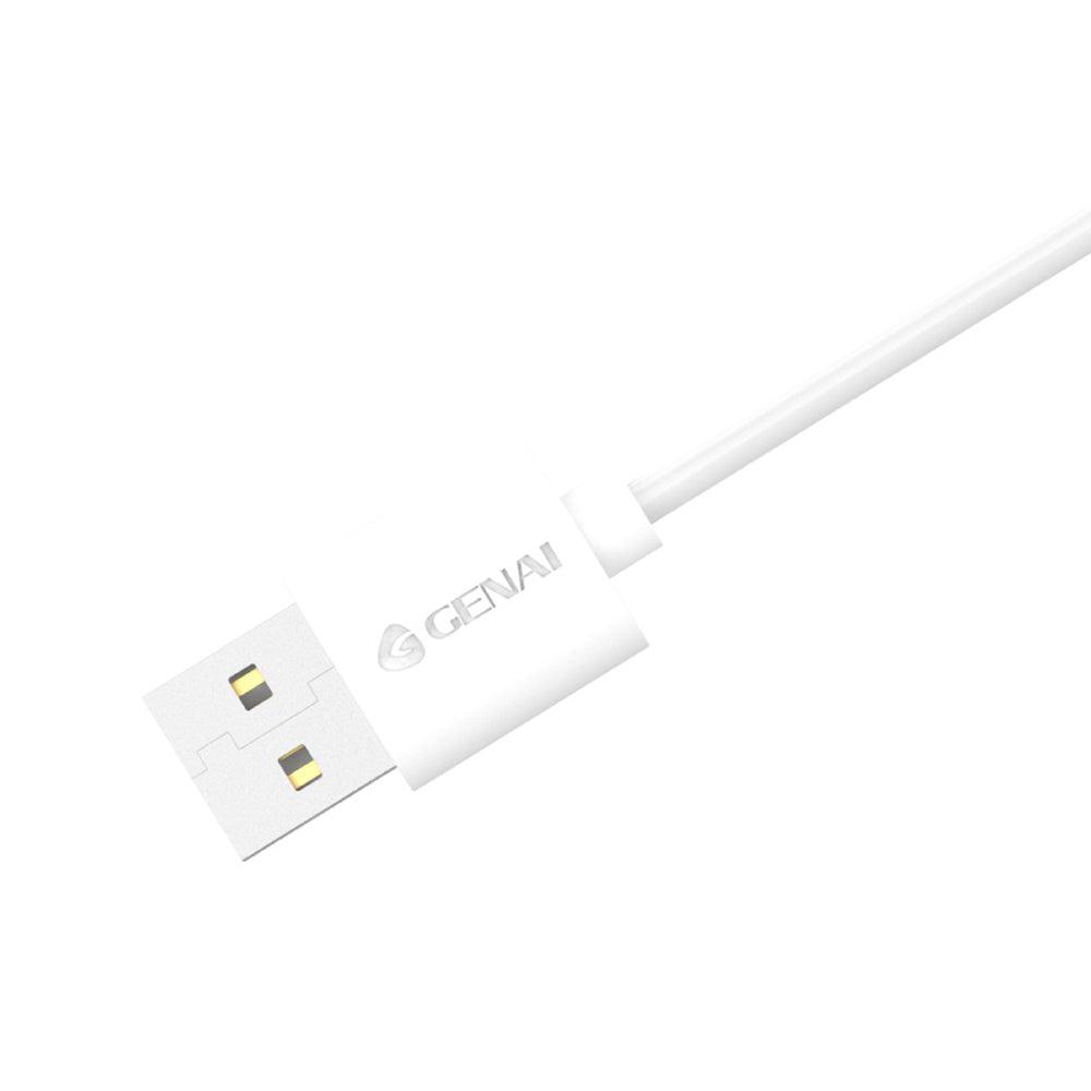 Genai GL-Q26 USB To Type-C Cable 6A 120W Fast Charging 1m - White - Kimo Store