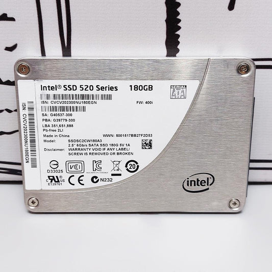 هارد درايف انتل 180 جيجابايت ساتا 2.5 بوصة 520 Series داخلي SSD (استعمال خارج)