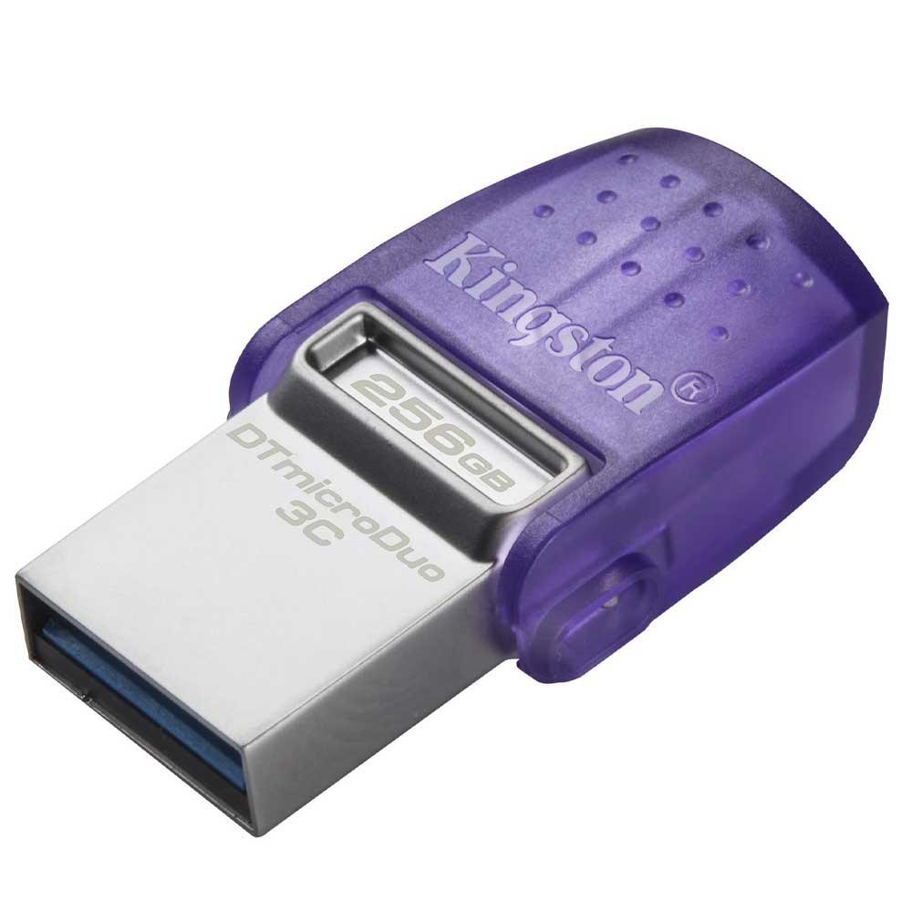 فلاش ميموري كينجستون 256 جيجابايت microDuo 3C  Type-C & USB 3.2