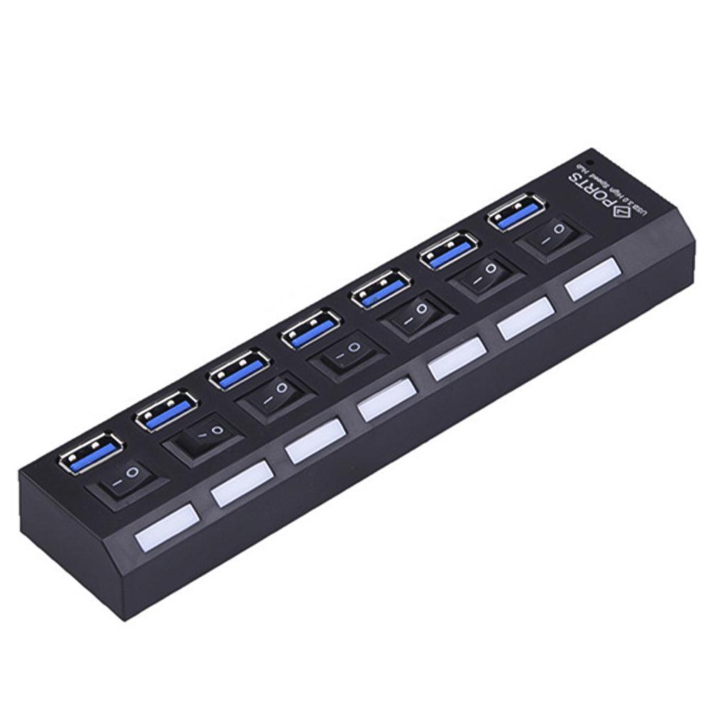 Lava USB 3.0 HUB 7 Ports + 7 Switches