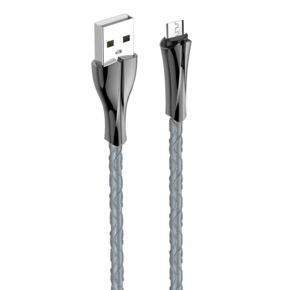 Ldnio LS461 USB To Micro Cable 2.4A Fast Charging 1m - Grey