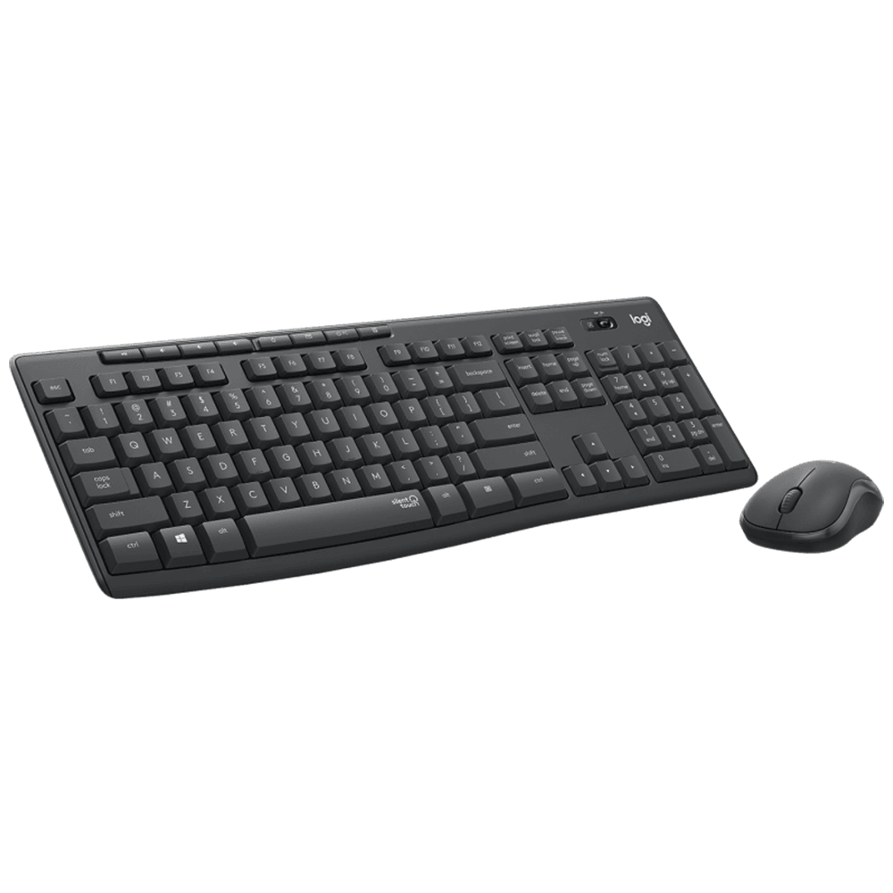 Logitech MK295 Wireless Keyboard + Mouse Combo English & Arabic - Kimo Store