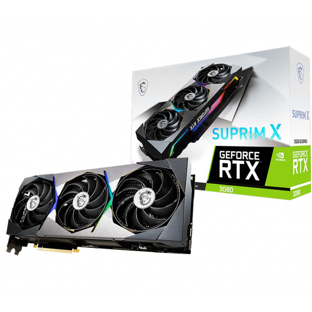 MSI GeForce RTX 3080 SUPRIM X 10GB GDDR6X Graphics Card