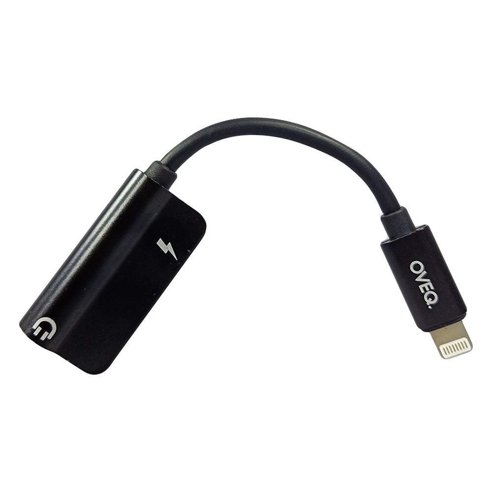 Oveq C40 2 in 1 Lightning to Lightning Charger & Audio Converter
