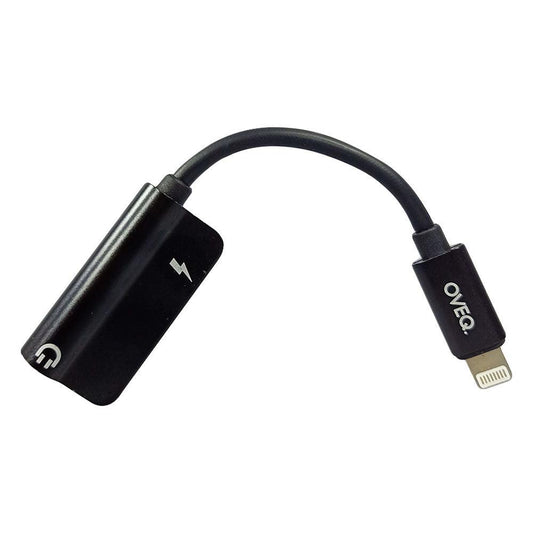 Oveq C40 2 in 1 Lightning to Lightning Charger & Audio Converter - Kimo Store
